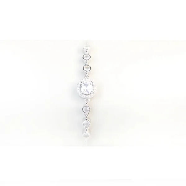 Crystalshine Silver Bracelet - SERLA