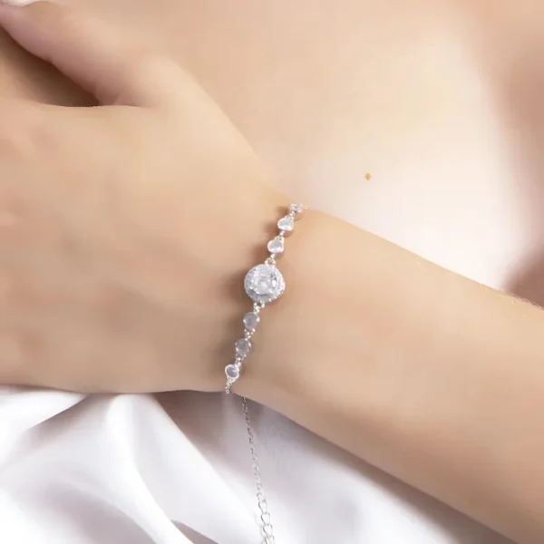 Crystalshine Silver Bracelet - SERLA - Image 2