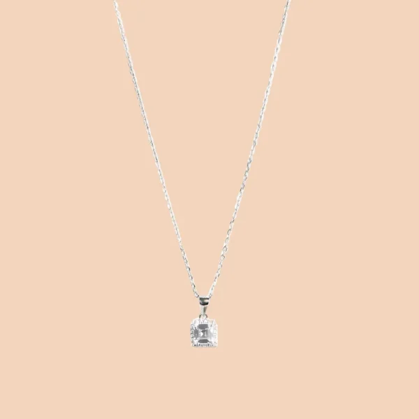 Purla Shine Silver Necklace - SERLA